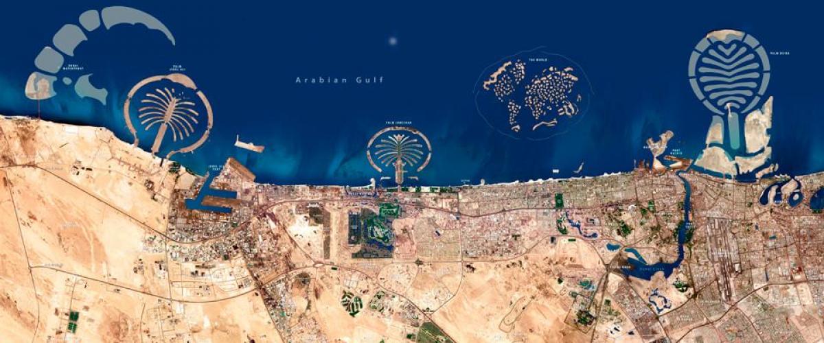 위성지도 두바이