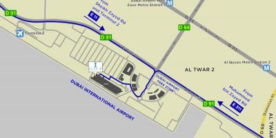 지도 Dubai airport free zone
