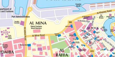 두바이의 포트 맵