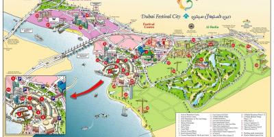 두바이 페스티벌 시티 지도