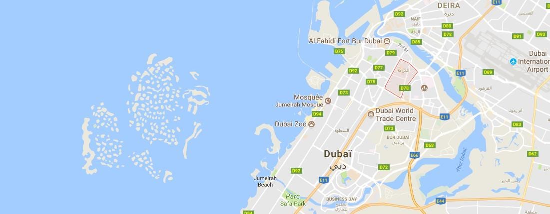 Karama Dubai 지도