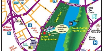 Dolphin 쇼 두바이에 위치 지도