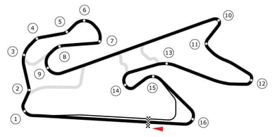 지도 두바이의 autodrome