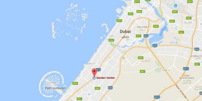 두바이 정원 센터에 위치 지도